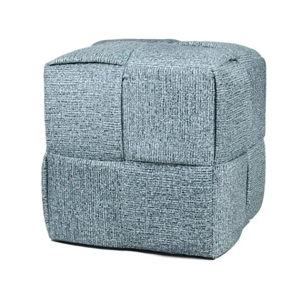 Mondex Since 1986 Sittpuffar>WIKI Puf i kubform, blå - 42,5x42,5x43 cm, modern och kompakt