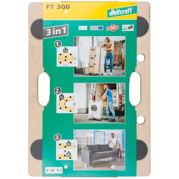 wolfcraft Pallar>Flyttvagn 3-i-1 FT300 5542000