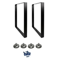 Matbord>2X bordsram, bordsben, bordsben, bordsben, bordslöpare, bänk, soffbord, loft 43X41cm-WELLNGS