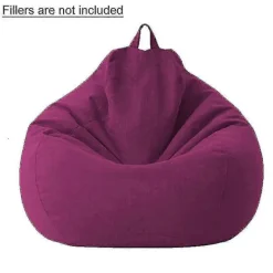 Sittsäckar>100x120cm Tillbehör Utan Fyllning Tvättbart Gaming Solid Sittpuff Sofföverdrag 1